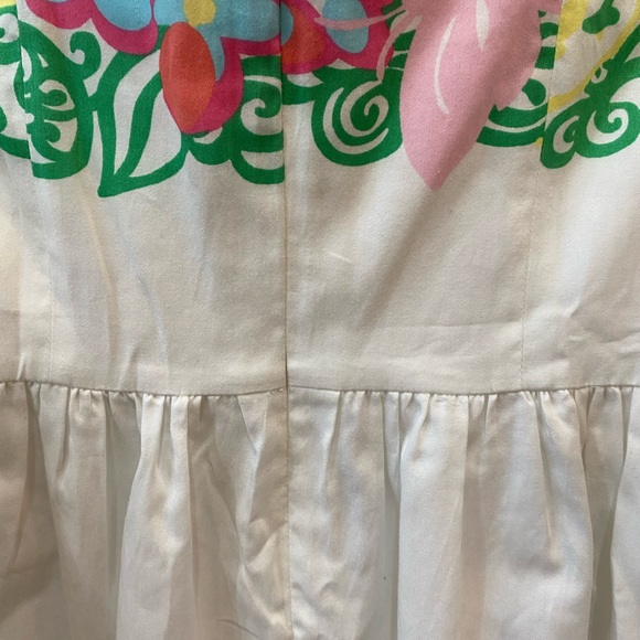 Women’s Lilly Pulitzer Lotti Strapless Mini Dress in Mariposa White Floral- Sz 6 - Picture 8 of 11